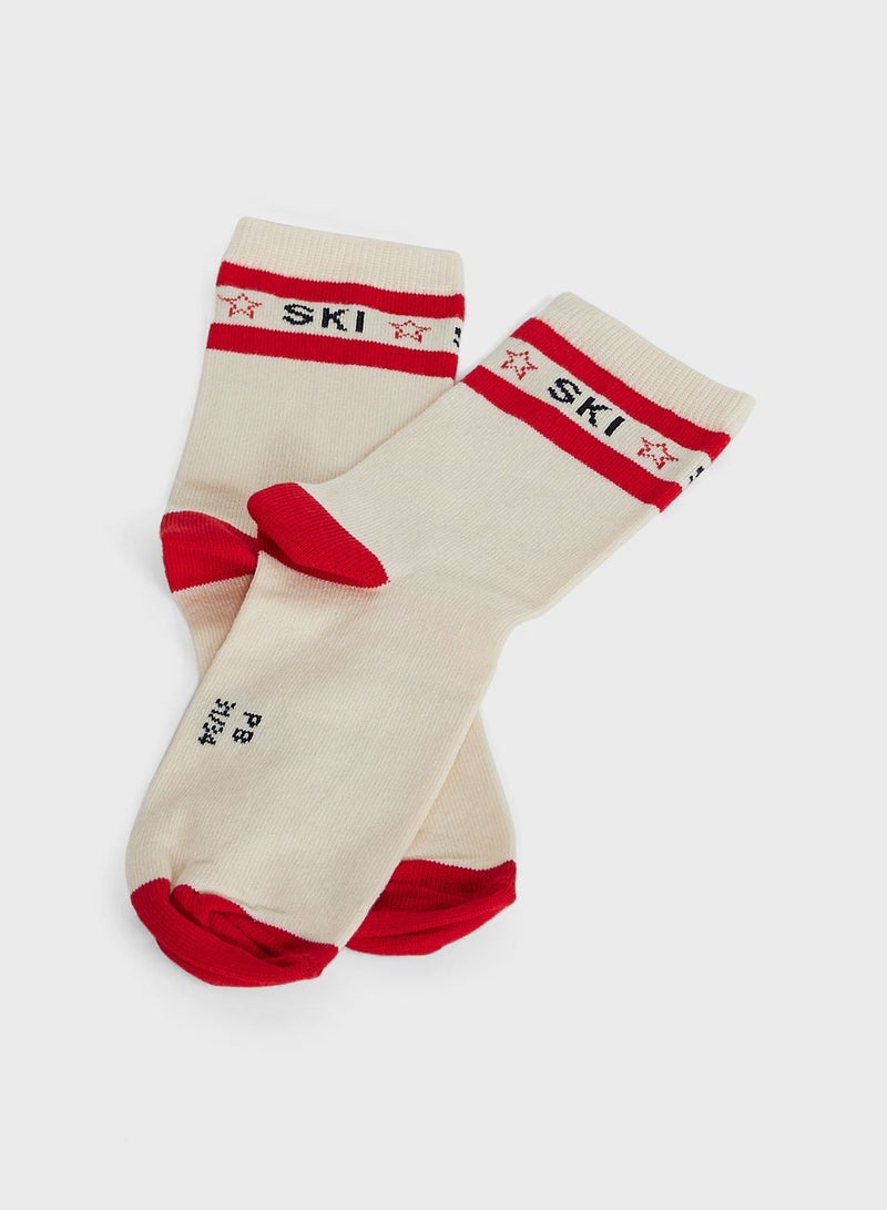 Kids 3 Pack Assorted Socks