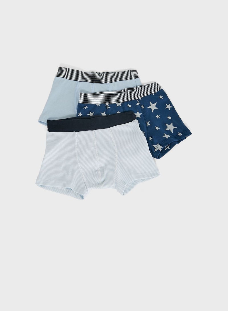 Youth 3 Pack Assorted Boxers