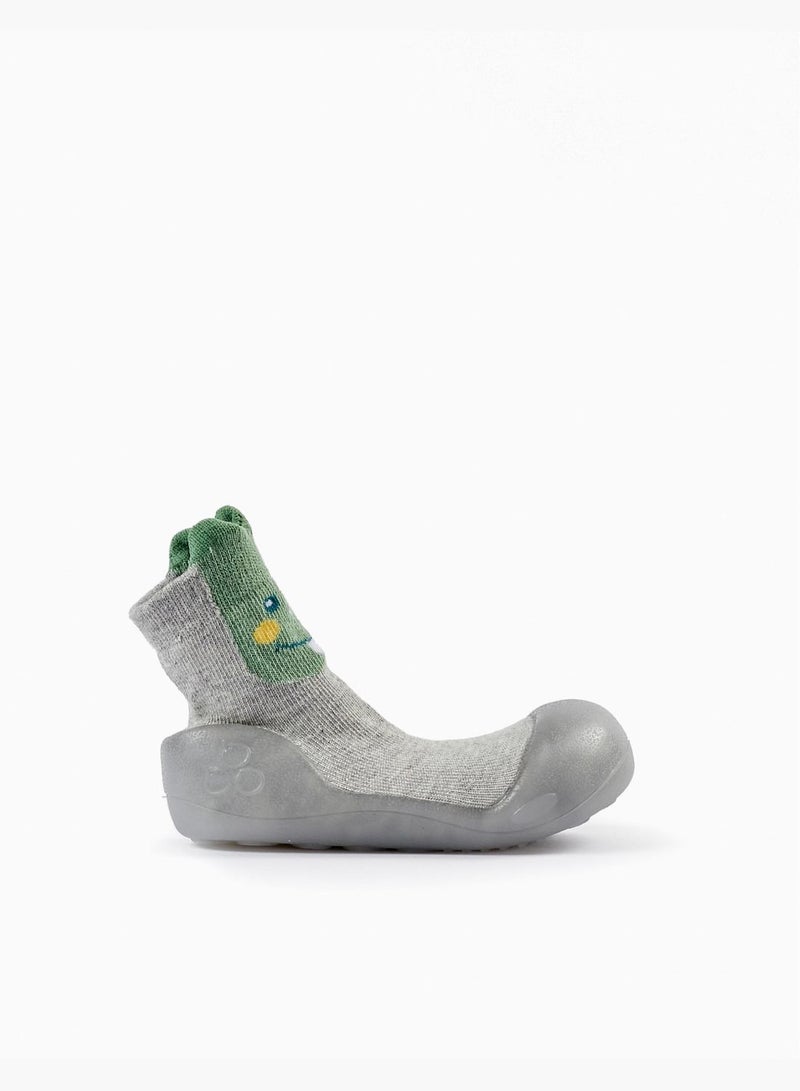 Zippy Steppies Socks With Rubber Outsole For Baby Boys
