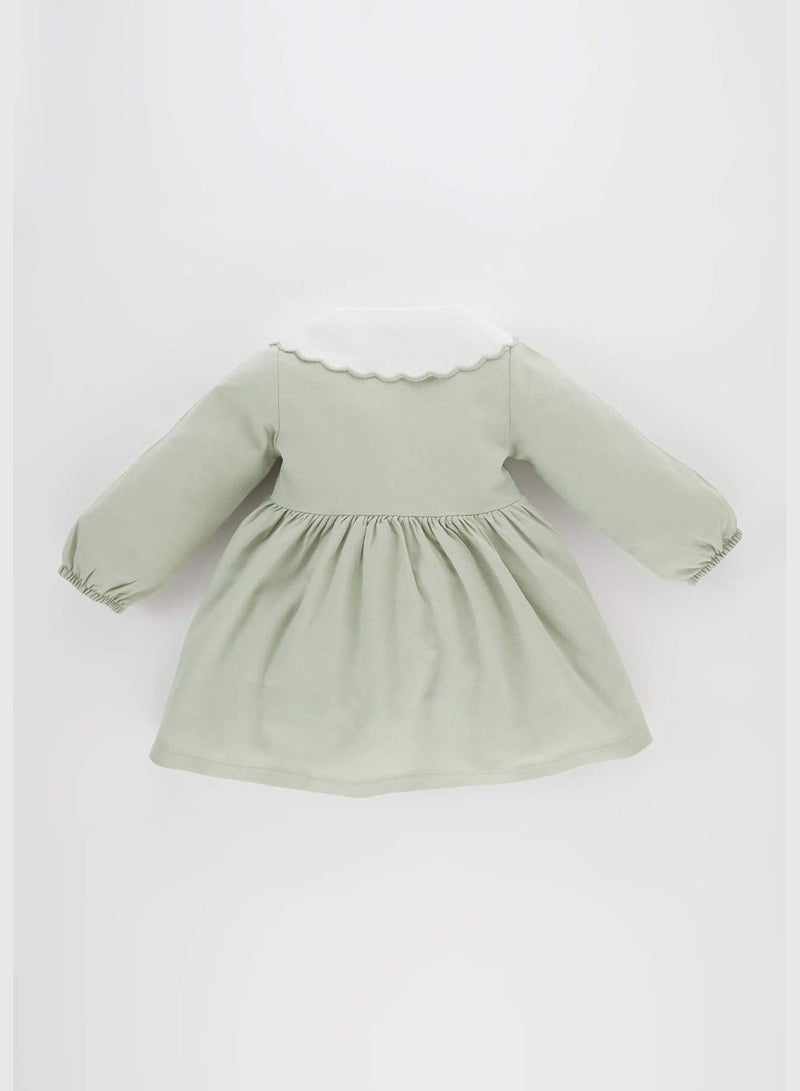 Baby Girl Long Sleeve Woven Dress