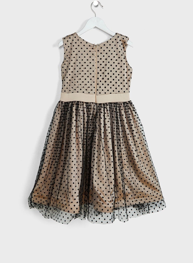 Little Dotted Net Dress