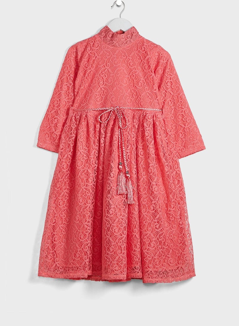 Little Lace Detailed Dress