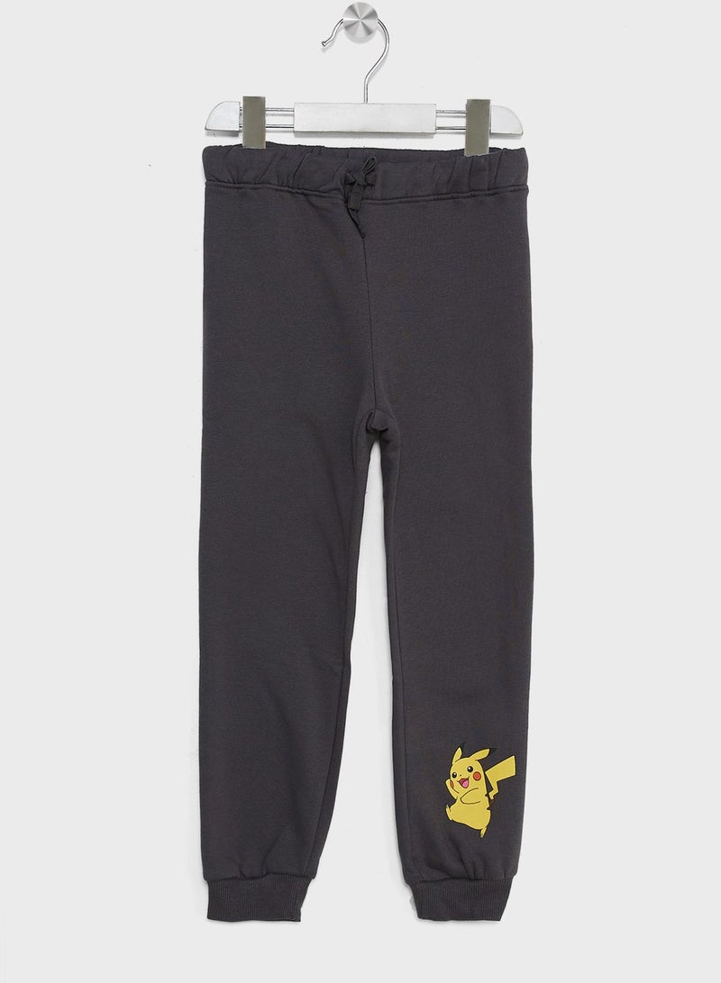 Kids Printed Sweatshirt & Sweatpants Set