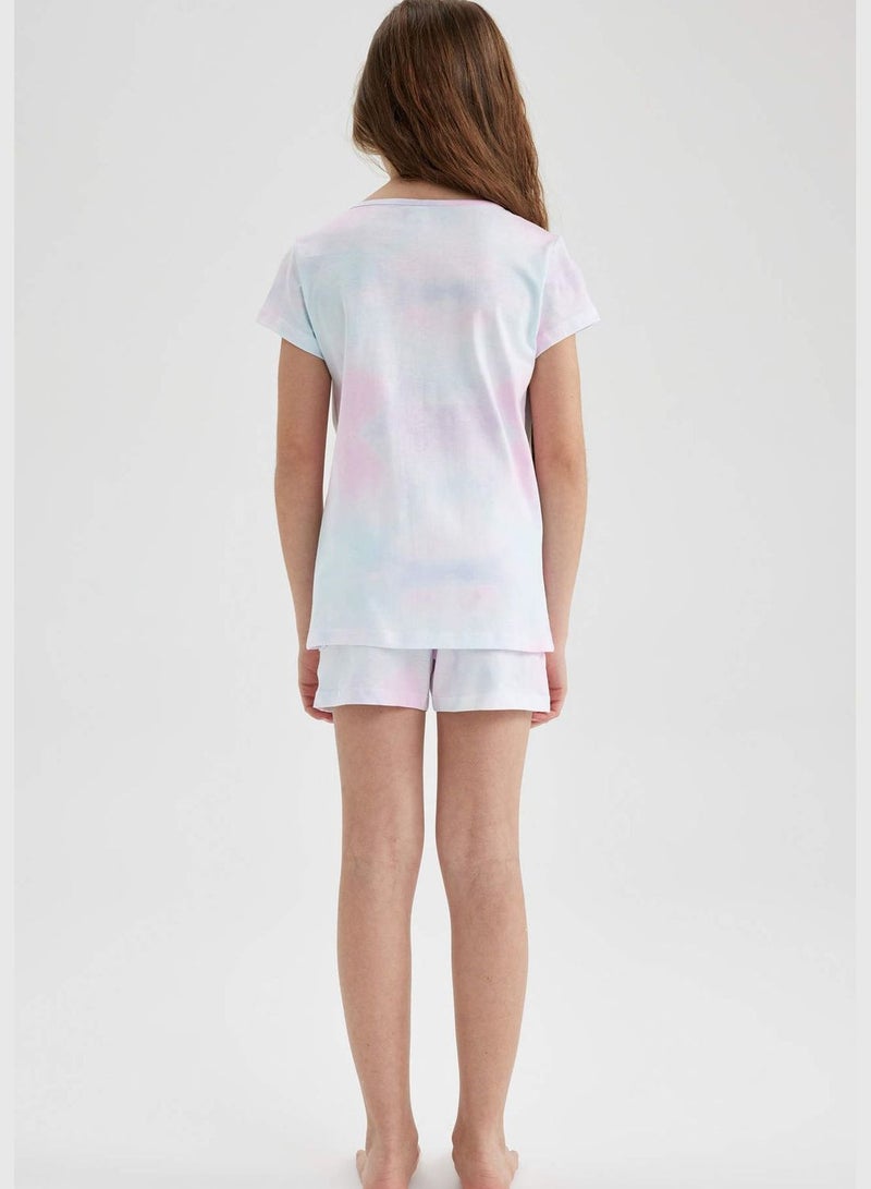 Girl Short Sleeve Knitted Pyjamas