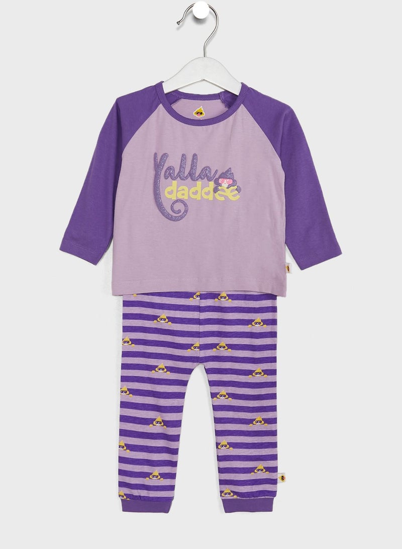 Kids Raglan Pyjama Set