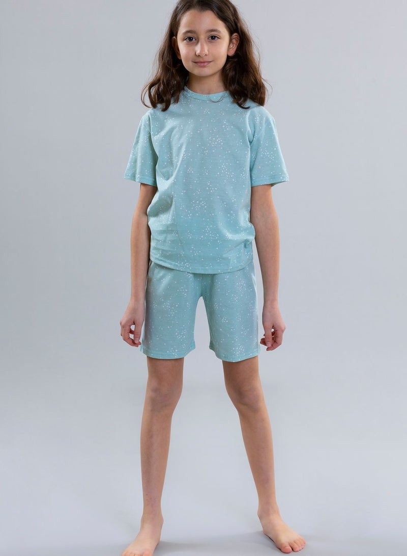 Kids Heart Design Pyjama Set