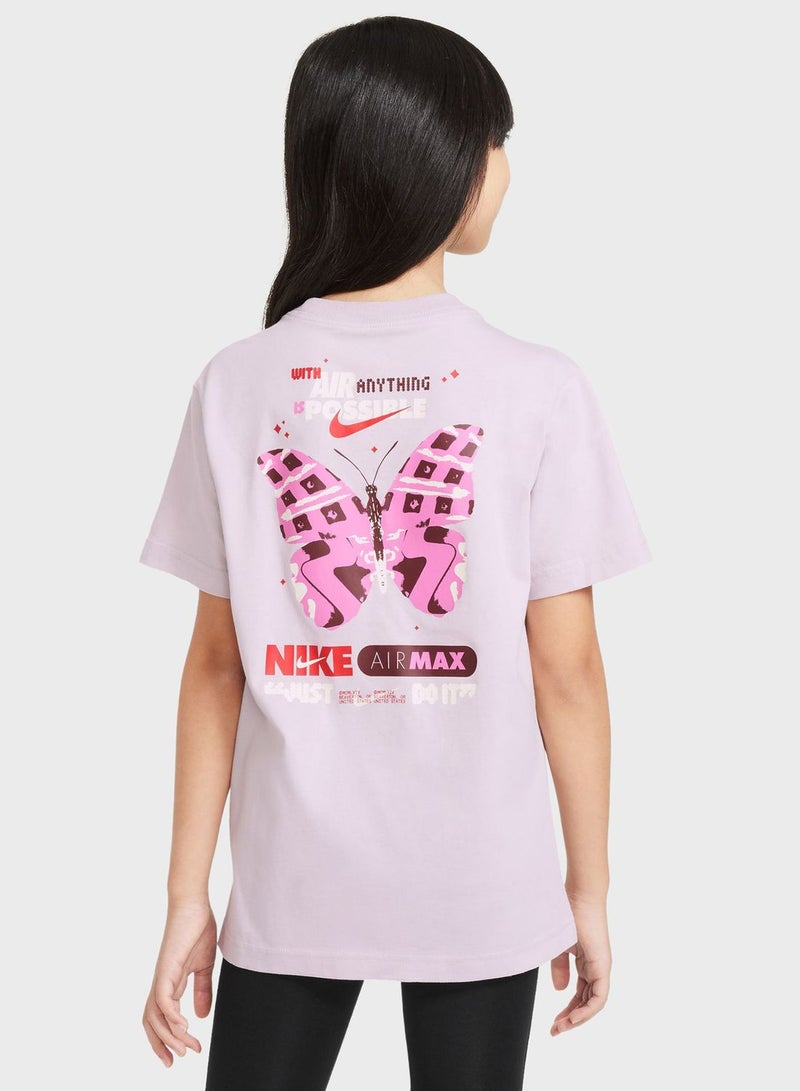 Youth Nsw Max Butterfly Boy T-Shirt