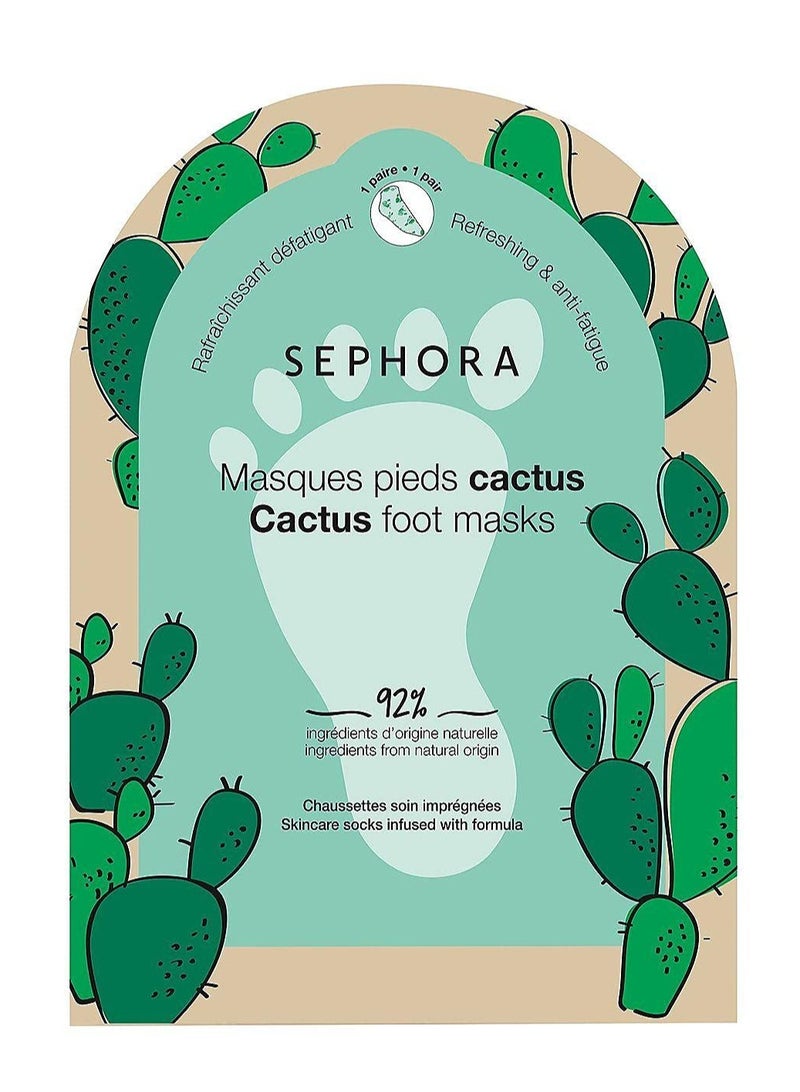 Cactus Foot Mask- 1 Mask