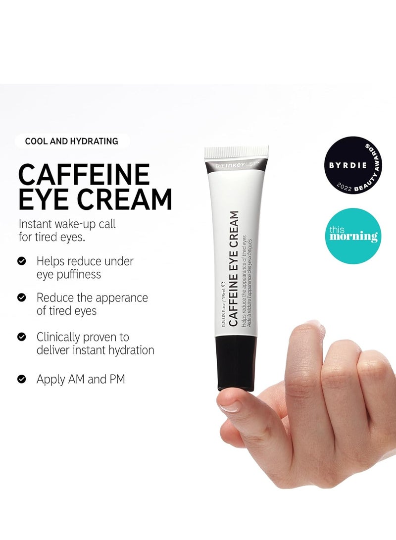 List Caffeine Eye Cream Helps Dark Circles and Tired Eyes 15ml