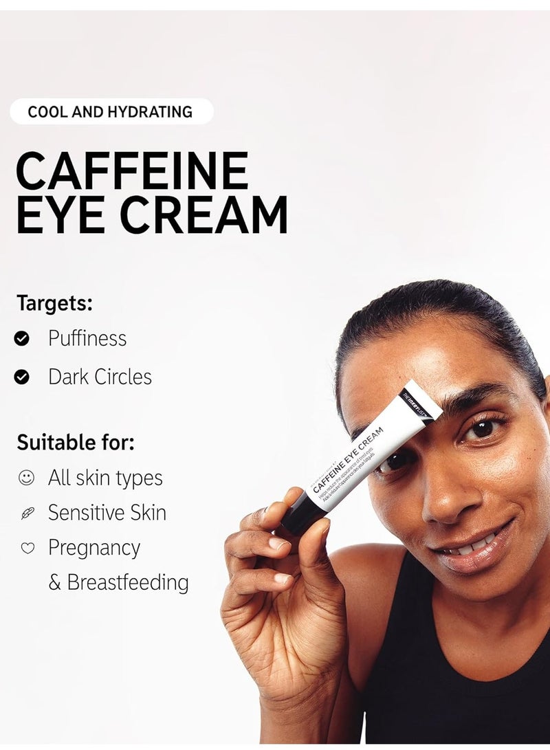 List Caffeine Eye Cream Helps Dark Circles and Tired Eyes 15ml