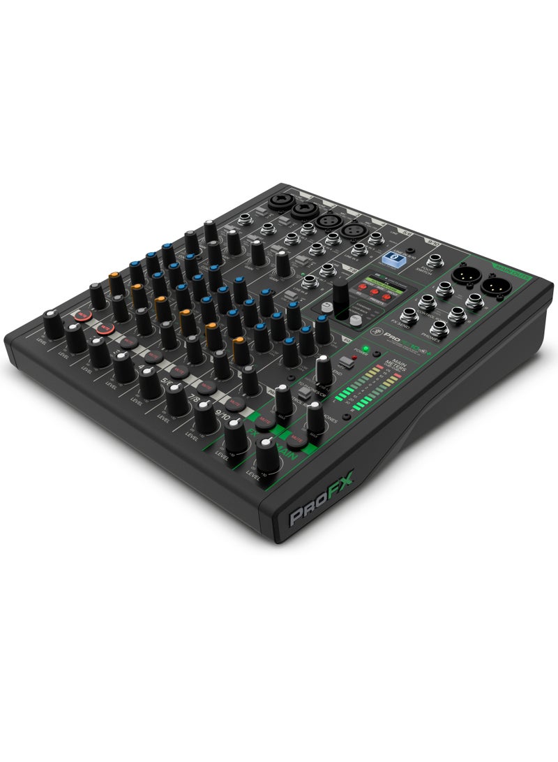 Mackie ProFX10v3+ 10-Channel Analog Mixer with Enhanced FX, USB Recording Modes, and Bluetooth