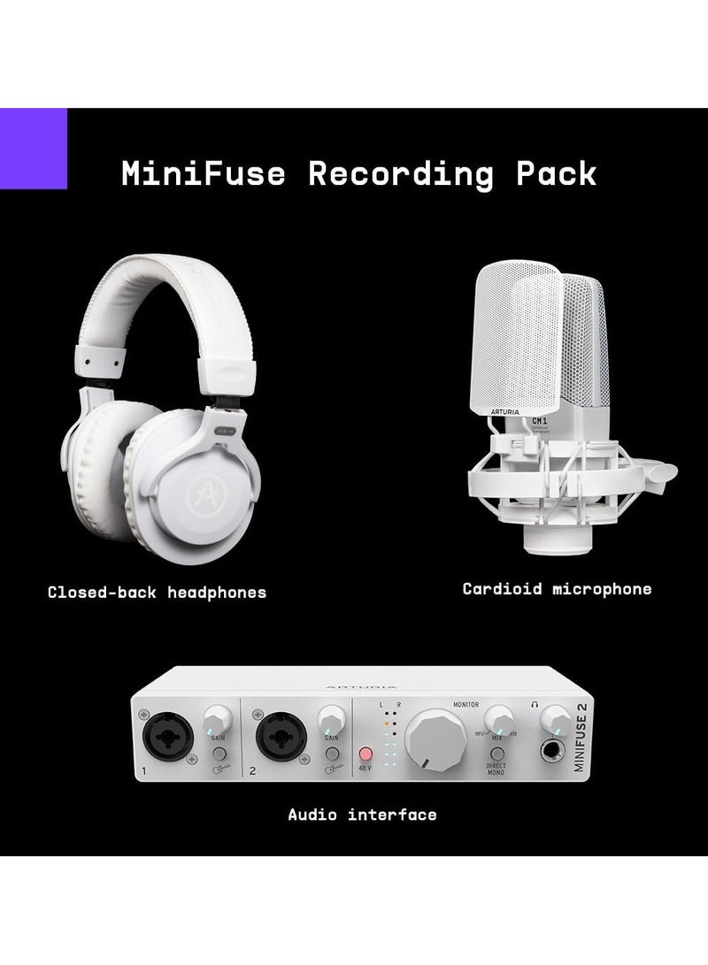 Arturia - Minifuse Recording Pack - White