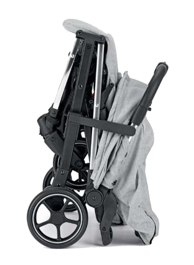 Cam - Baby Double Stroller  Gem Gray - Perfect Pushchair For Twins And/Or Brothers And Sisters Of Different Ages, From 0 To 4 Years Old (22 Kg), 5-Point Harness, Multi-Position Backrest, .