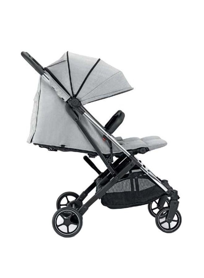 Cam - Baby Double Stroller  Gem Gray - Perfect Pushchair For Twins And/Or Brothers And Sisters Of Different Ages, From 0 To 4 Years Old (22 Kg), 5-Point Harness, Multi-Position Backrest, .