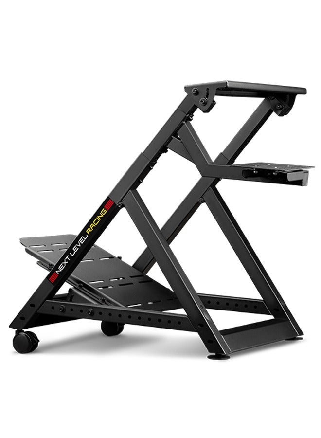 Wheel Stand DD Supports Most Driving Wheels And Pedals Castor Wheels Adjustable Feet Carbon Steel Build