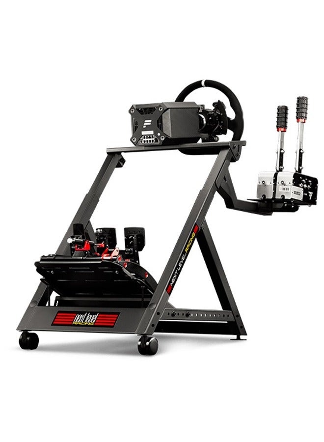 Wheel Stand DD Supports Most Driving Wheels And Pedals Castor Wheels Adjustable Feet Carbon Steel Build