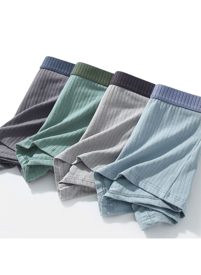 Zeemey 6 Pack Men’s Sort Boxer Briefs & Trunks,Breathable Stretch Cotton Moisture-Wicking Underwear,Modern Fit Low Rise