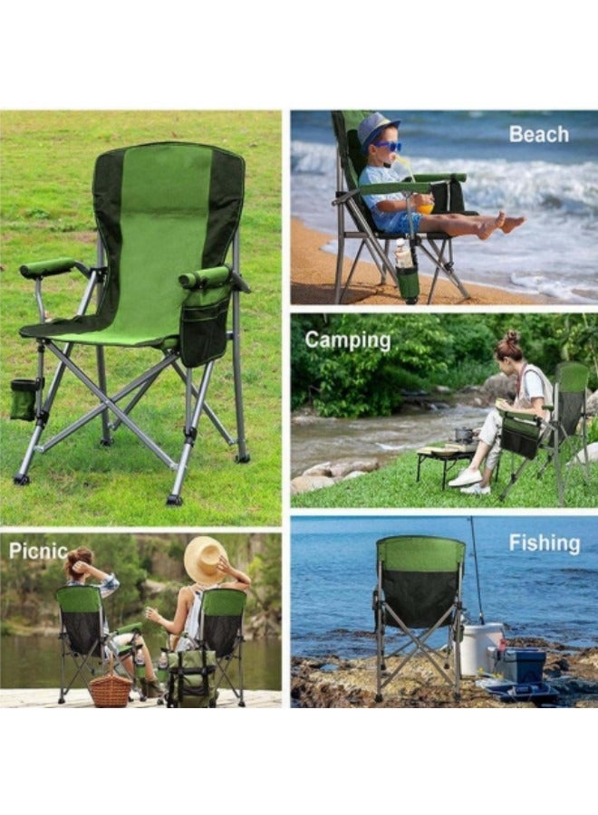 Portable Folding Camping Chair with Carrying Bag Ultralight Foldable Camping Beach Chairs Folding Lawn Chairs Blue