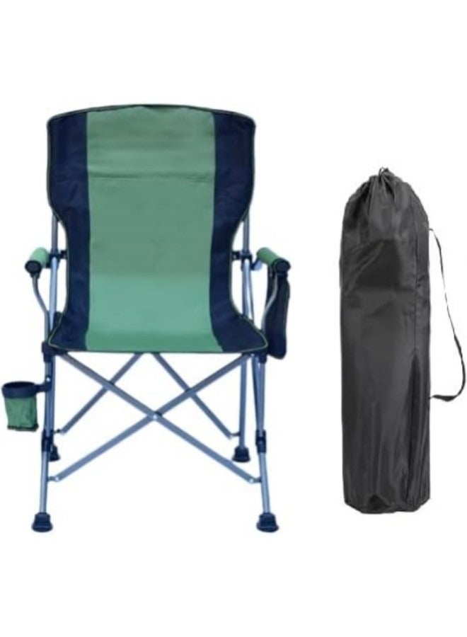 Portable Folding Camping Chair with Carrying Bag Ultralight Foldable Camping Beach Chairs Folding Lawn Chairs Green