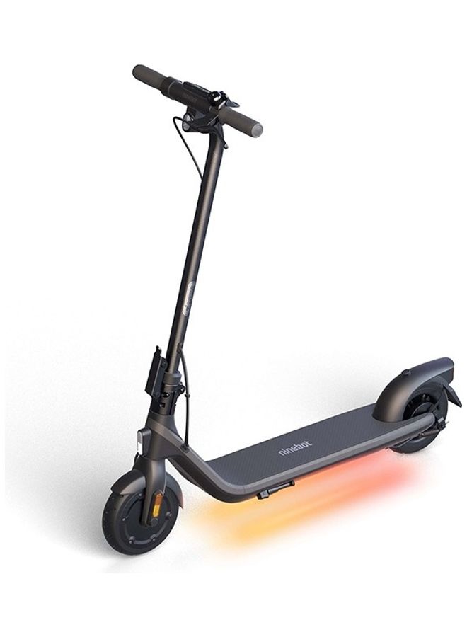 Segway E2 Electric Scooter Modern Design W/ App, 2.8 Inch Led Screen, Double Break, Front/Break Lights, 8.1 Inch Non-Flat Tires, Up To 90Kg Driver