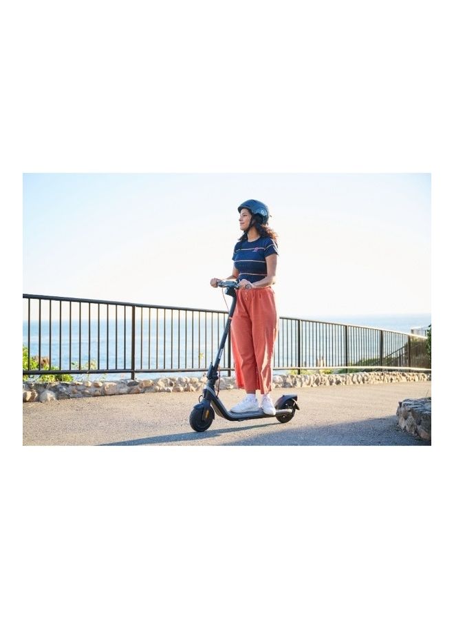 Segway E2 Electric Scooter Modern Design W/ App, 2.8 Inch Led Screen, Double Break, Front/Break Lights, 8.1 Inch Non-Flat Tires, Up To 90Kg Driver