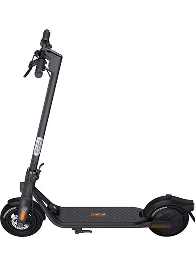 Segway F2 Electric Scooter Traction Control, Apple Find My, Double Break, Front/Break/Indicator Lights, 10 Inch Tubeless Tires, Up To 120Kg Driver