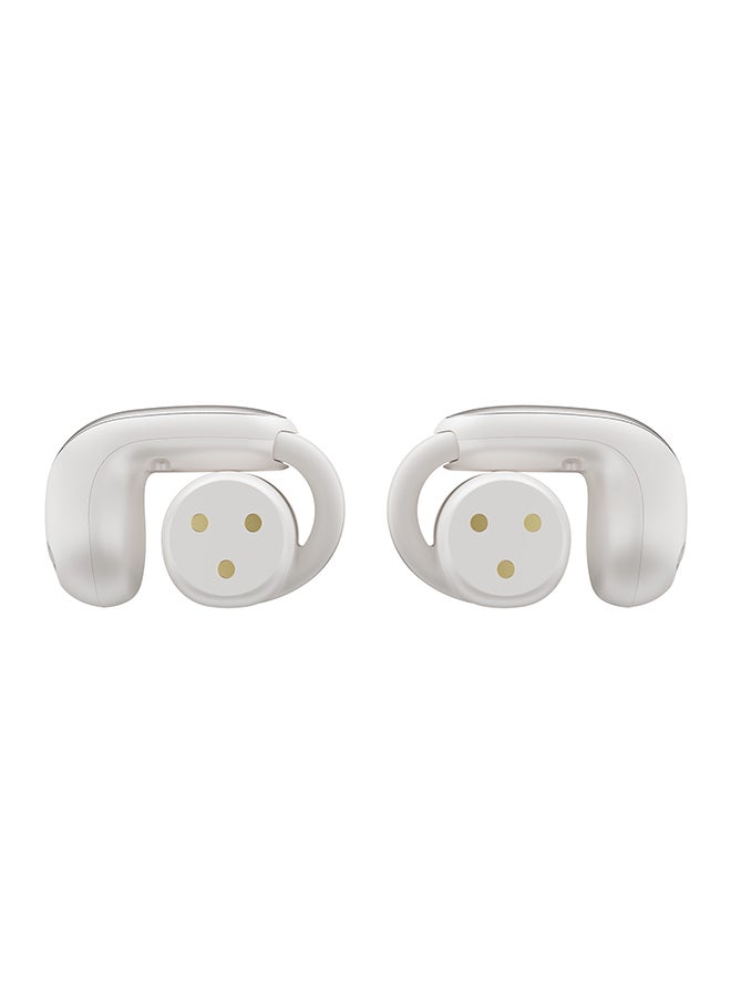 Ultra Open Earbuds with OpenAudio Technology, Open Ear Wireless Earbuds, Up to 48 Hours of Battery Life White Smoke