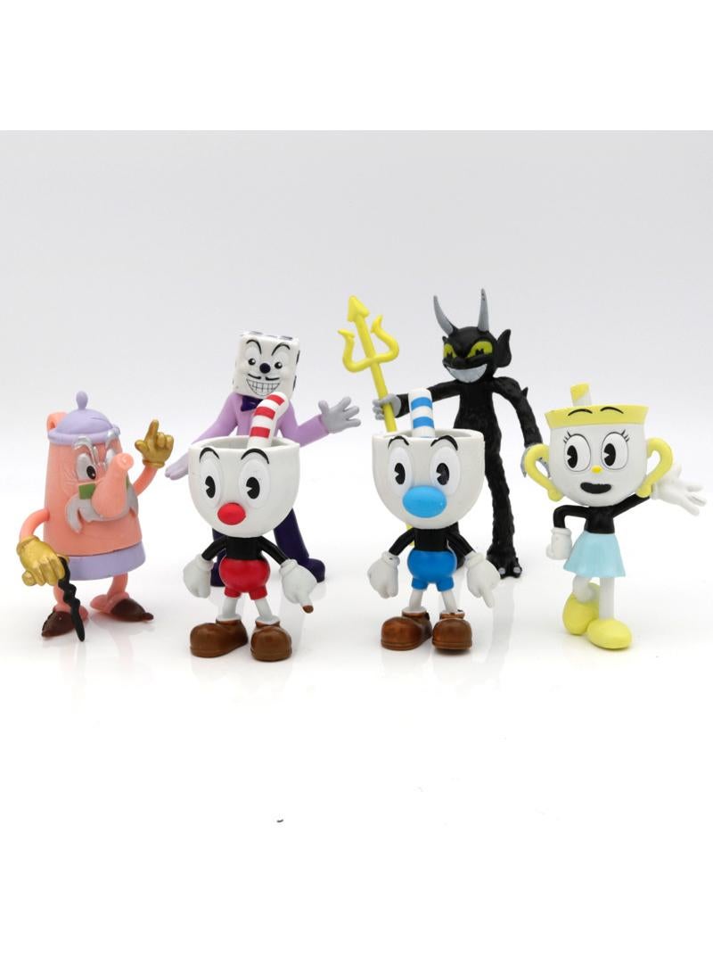 6 Pcs Cuphead Toy Set Ideas Toys Game Model Ideas Toys Gifts For Adult & Kids