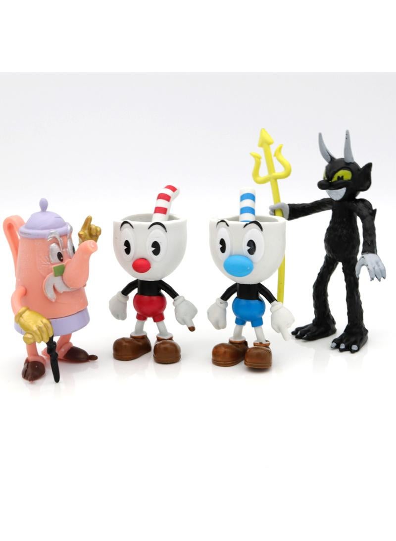 6 Pcs Cuphead Toy Set Ideas Toys Game Model Ideas Toys Gifts For Adult & Kids