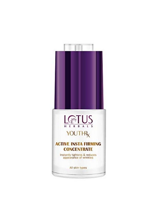 Youthrx Active Insta Firming Concentrate Anti Ageing Skin Tightening Preservative Free White 20 G