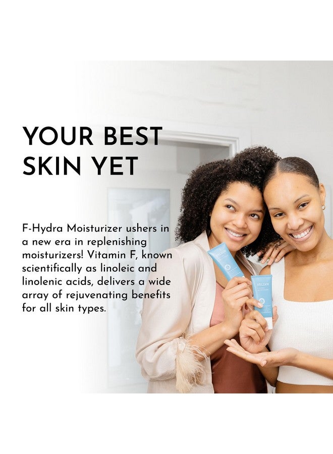 Fhydra Moisturizer Daily Face Cream To Hydrate & Moisturize Dry Skin Made With Ceramides Peptides & Vitamin F 1.7 Fl Oz