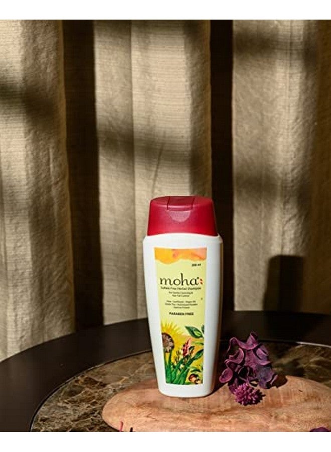 Sulfatefree Herbal Hair Shampoo Gel Mild Shampoo For Daily Use For All Hair Types With Goodness Of Proven Herbs For Gentle Hair Cleansing & Hairfall Control 200Ml
