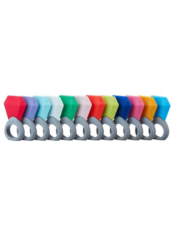 Teethin' Smart Birthstone Ring Teether July (Ruby)