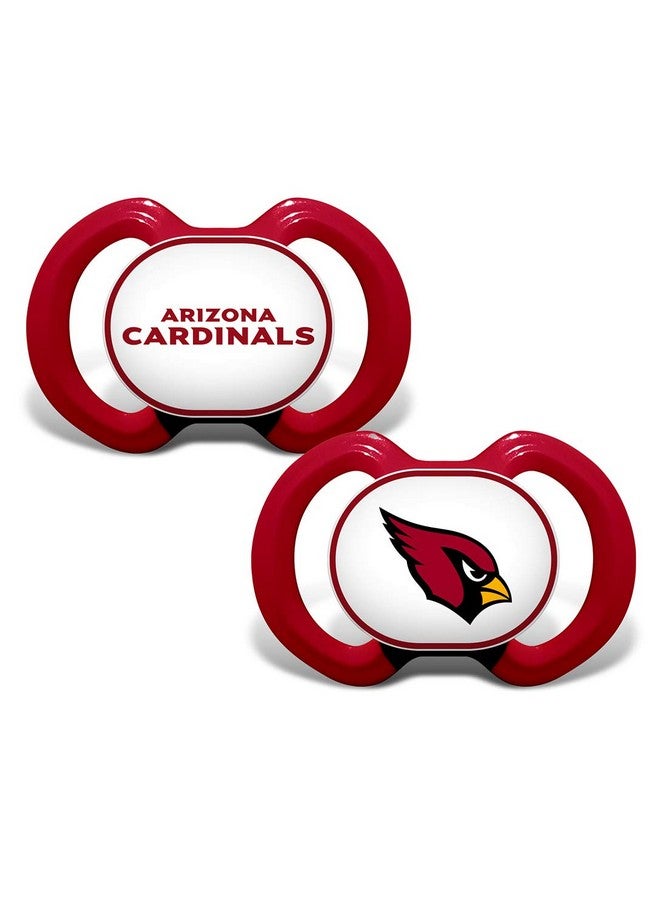 Babyfanatic Pacifier 2Pack Nfl Arizona Cardinals Officially Licensed League Gear