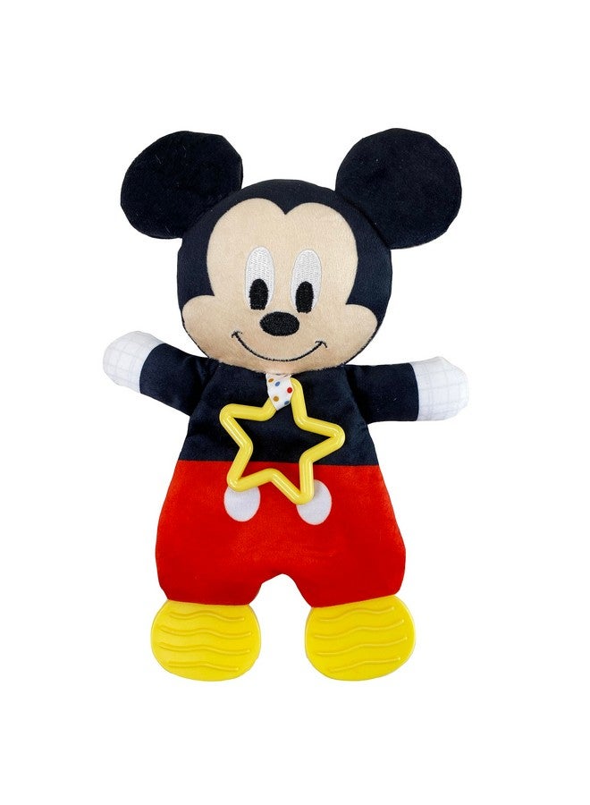 Disney Baby Mickey Mouse Plush And Sensory Crinkle Teether Toys For Newborn Baby Boys And Girls 10 Inches