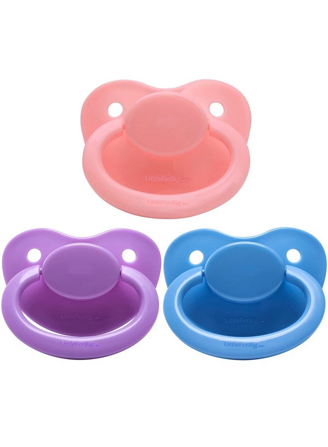 3Pacifier Pack Bigshield Gen1 Pink Lightblue Lightpurple