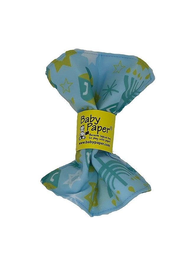 Chanukah Print Sensory Crinkle Toy For Babies & Toddlers Nontoxic Washable Great For Baby Showers