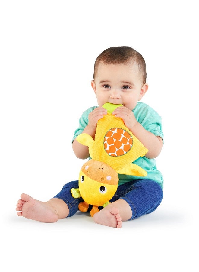 Snuggle & Teethe Bpafree Crinkle Teething Plush Baby Toy Giraffe