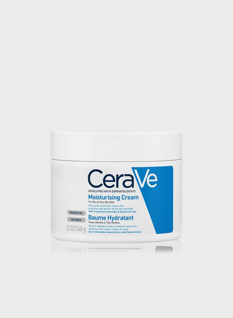Cerave Moisturizing Cream for Dry Skin with Hyaluronic Acid 340G
