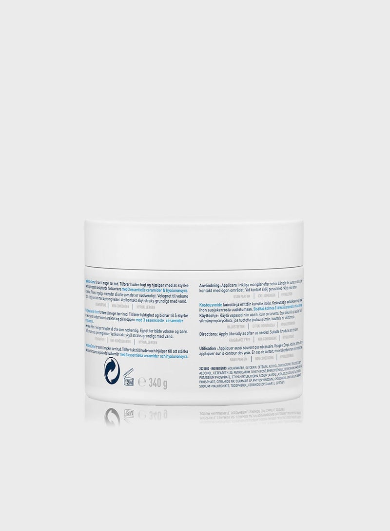 Cerave Moisturizing Cream for Dry Skin with Hyaluronic Acid 340G