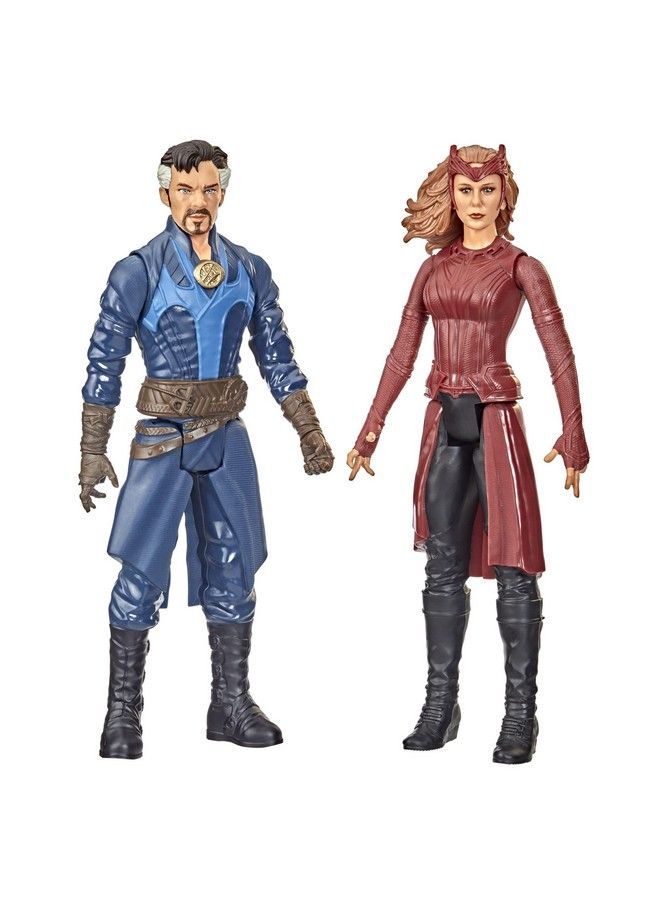 Avengers Titan Hero Series Doctor Strange In The Multiverse Of Madness Toys Doctor Strange The Scarlet Witch 12InchScale 2Pack