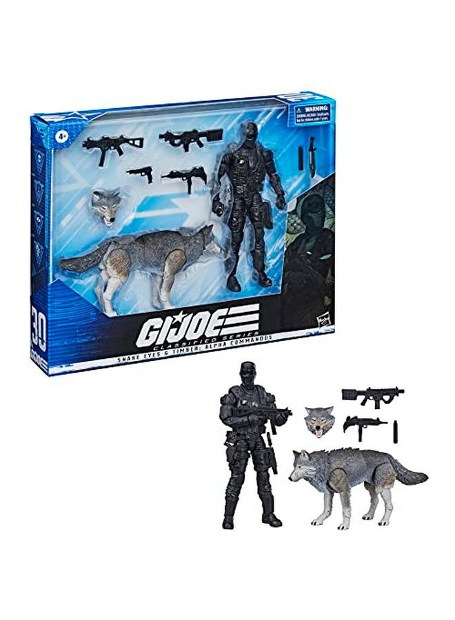 GI Joe Classified Series  Snake Eyes & Timber Alpha Commando 30 Figures  6 Scale Premium Collectible Toys In Distinctive Art Packaging
