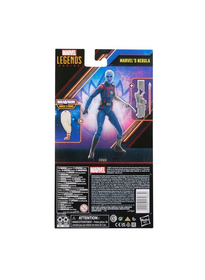 Legends Series Nebula Guardians Of The Galaxy Vol. 3 6Inch Collectible Action Figures Toys For Ages 4 And Up