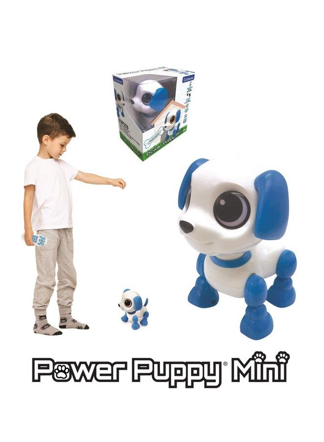 Power Puppy  Mini  My Little Robot Dog  Robot Dog With Sounds Music Light Effects Voice Repeat And Sound Reaction Toy For Boys And Girls  Rob02Dog