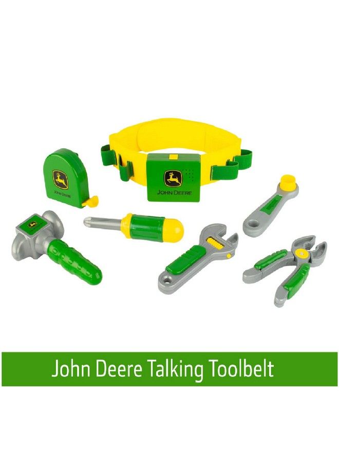 Deere Deluxe Talking Toolbelt Preschool Toy 24 Months To 36 Months Green