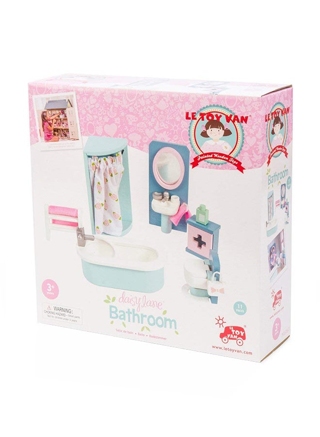 Dollhouse Furniture and Accessories, Daisylane Bathroom Set