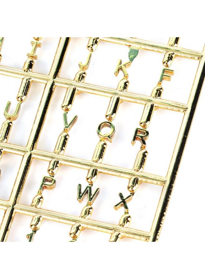 Doll House Letters Numbers 1 12 Miniature Front Door Furniture Numbers Door Accessory(Gold)
