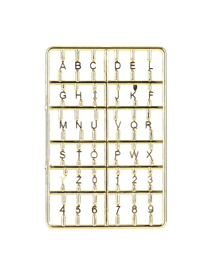 Doll House Letters Numbers 1 12 Miniature Front Door Furniture Numbers Door Accessory(Gold)