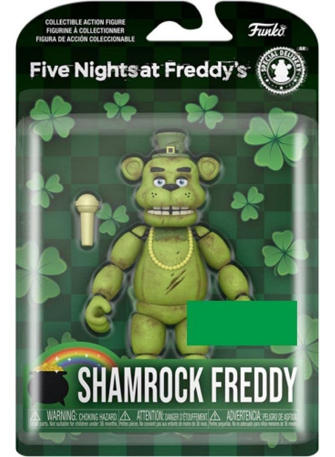 Five Nights At Freddy'S Shamrock Freddy Action Figure Plush (Shamrock Freddy Figure)