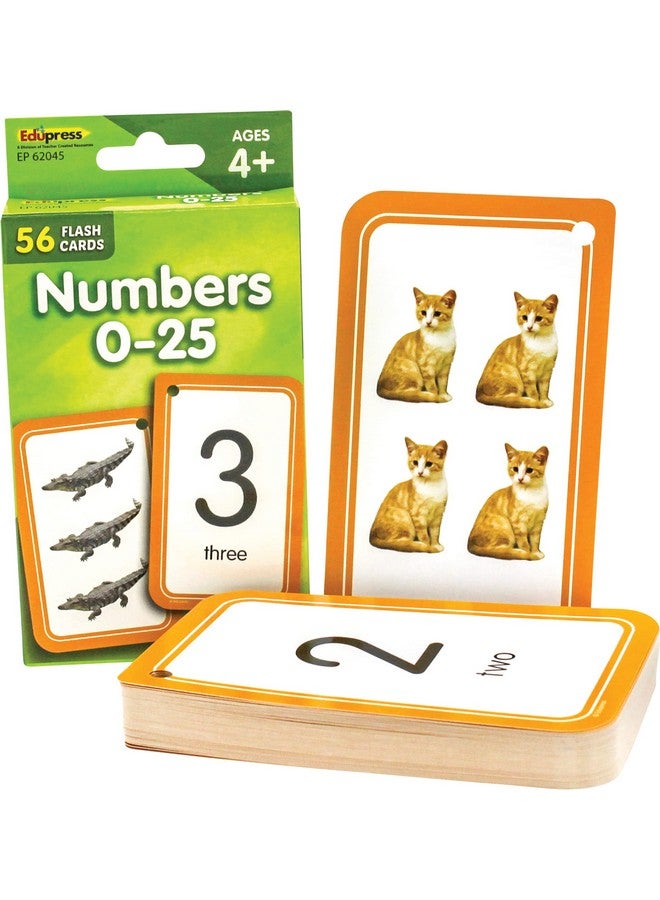 Numbers 025 Flash Cards (Ep62045) 318 X 518